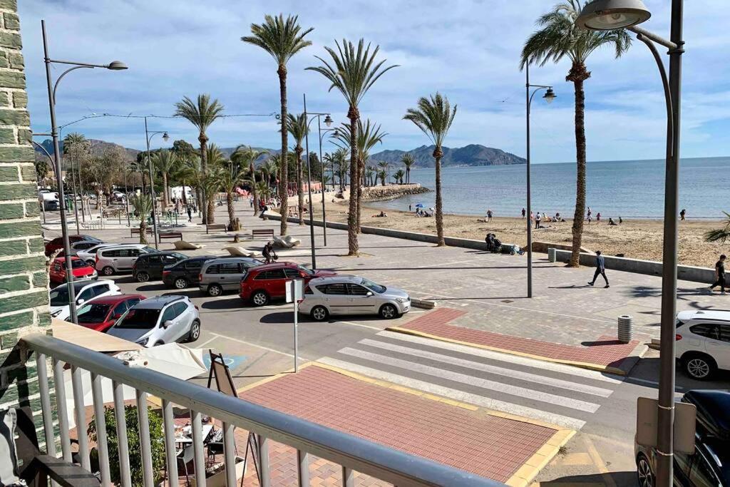 Apartamento En Primera Linea De Playa Con Vistas El Puerto de Mazarrón Buitenkant foto