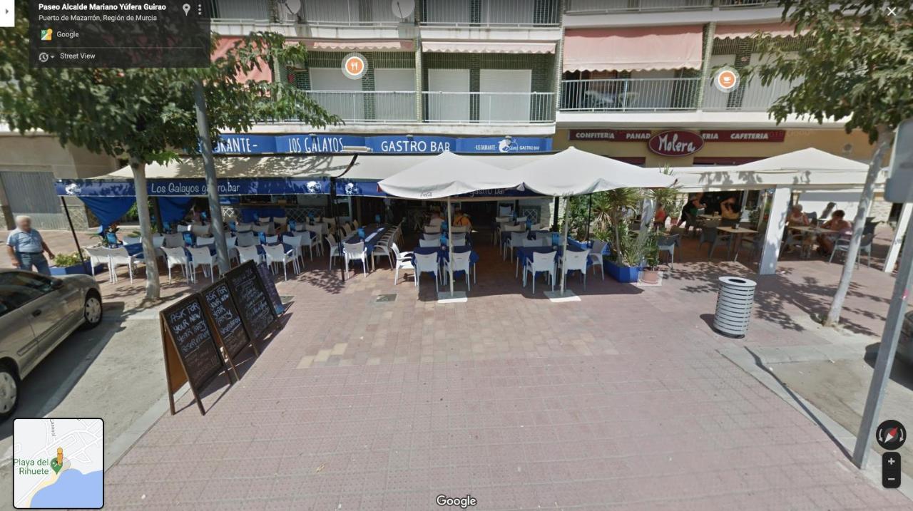 Apartamento En Primera Linea De Playa Con Vistas El Puerto de Mazarrón Buitenkant foto