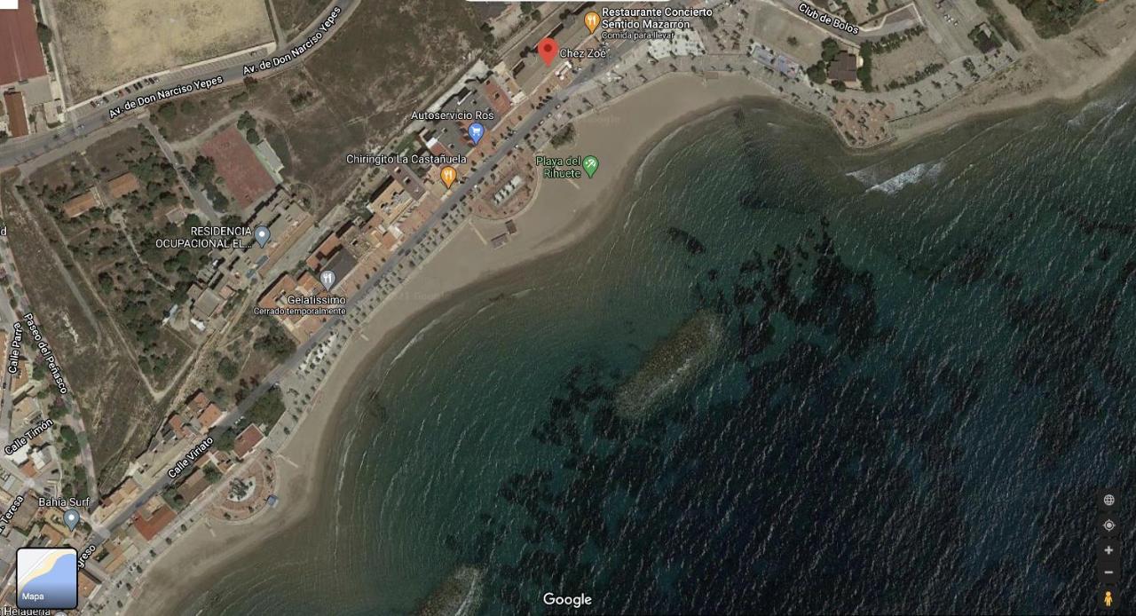 Apartamento En Primera Linea De Playa Con Vistas El Puerto de Mazarrón Buitenkant foto